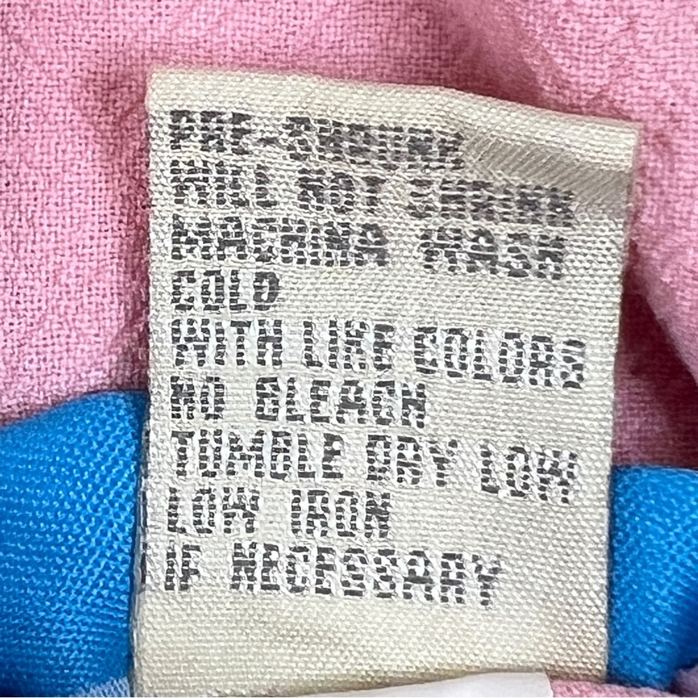 Cotton Connection Vintage Size Med. Crinkle Pink Bermuda Shorts w/Front … - Picture 9 of 9
